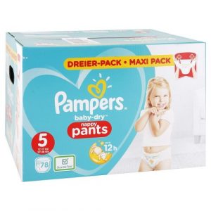 PAMPERS Baby Dry nohavičkové plienky 5 12-17 kg 78 ks