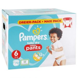 PAMPERS Baby Dry nohavičkové plienky 6 15+ kg 70 ks