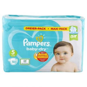 PAMPERS Baby Dry detské plienky 5 11-16 kg 94 ks